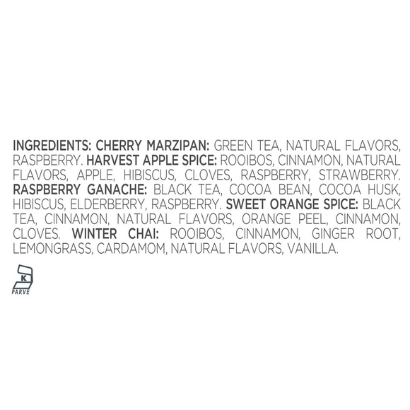 Tea Forte Warming Joy Gift Set, Holiday Spice Tea Sampler with 10 Pyramid Tea - Picture 5 of 5